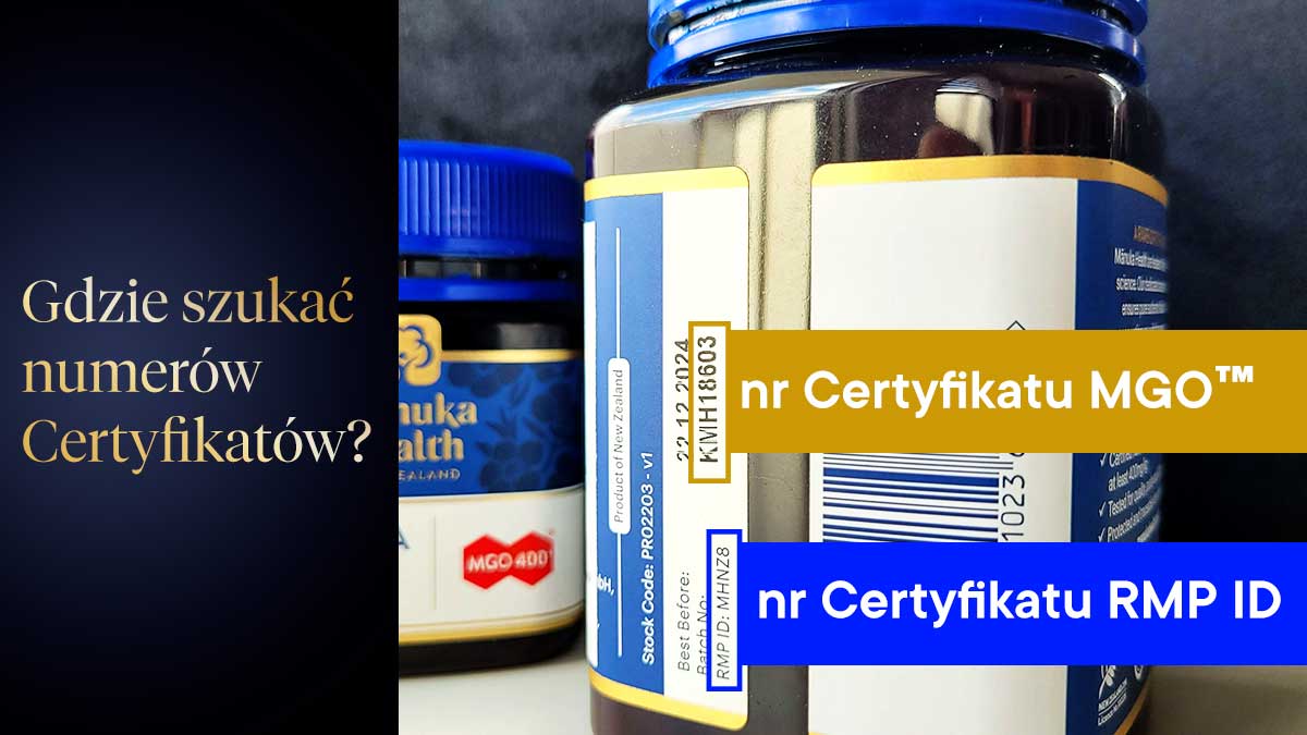 Mānuka Health New Zealand - certyfikat RMP ID i jakość Miodów Manuka