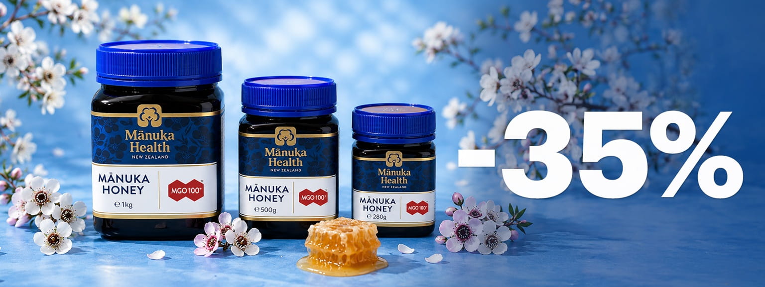 Miód Manuka 35% taniej